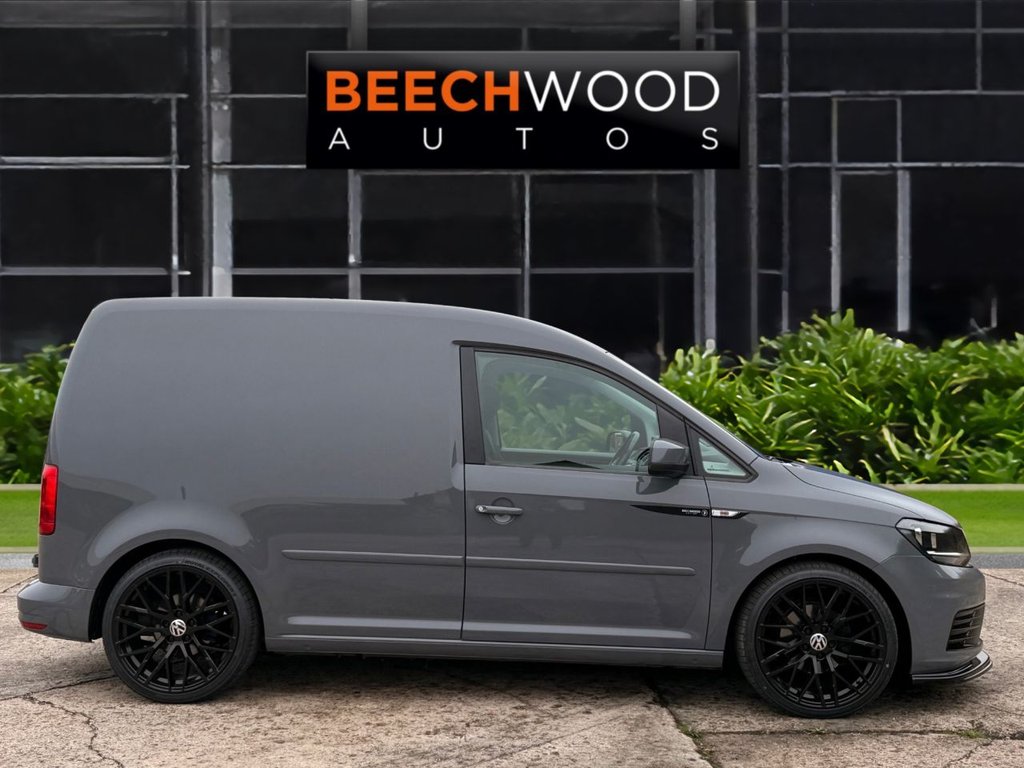 USED 2018 18 VOLKSWAGEN CADDY 2.0 TDI C20 BlueMotion Tech Trendline Panel Van 5dr Diesel Manual SWB Euro 6 (s/s) (102 ps) AIR CON / COILOVERS / NEW 19'S
