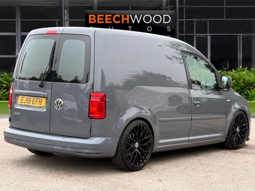 USED 2018 18 VOLKSWAGEN CADDY 2.0 TDI C20 BlueMotion Tech Trendline Panel Van 5dr Diesel Manual SWB Euro 6 (s/s) (102 ps) AIR CON / COILOVERS / NEW 19'S