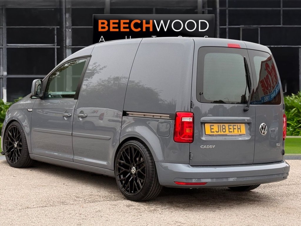 USED 2018 18 VOLKSWAGEN CADDY 2.0 TDI C20 BlueMotion Tech Trendline Panel Van 5dr Diesel Manual SWB Euro 6 (s/s) (102 ps) AIR CON / COILOVERS / NEW 19'S