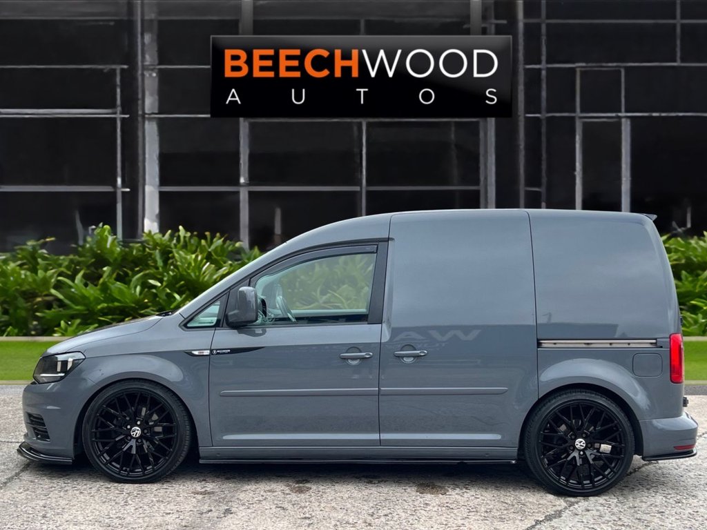 USED 2018 18 VOLKSWAGEN CADDY 2.0 TDI C20 BlueMotion Tech Trendline Panel Van 5dr Diesel Manual SWB Euro 6 (s/s) (102 ps) AIR CON / COILOVERS / NEW 19'S