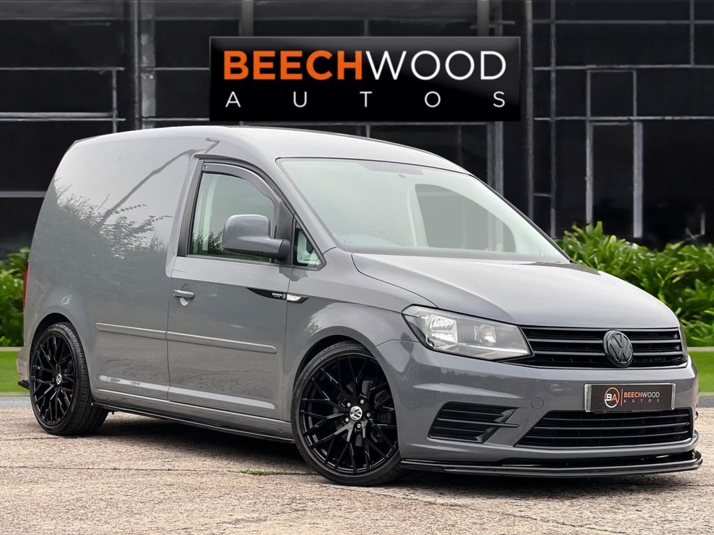 USED 2018 18 VOLKSWAGEN CADDY 2.0 TDI C20 BlueMotion Tech Trendline Panel Van 5dr Diesel Manual SWB Euro 6 (s/s) (102 ps) AIR CON / COILOVERS / NEW 19'S