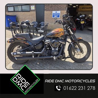 2018 HARLEY-DAVIDSON FXBB STREET BOB 1745. 2018. ONLY 4312 MILES. GREAT EXTRAS.  &pound;8999.00