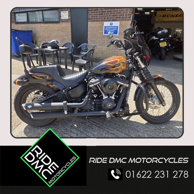 View our Harley-Davidson Fxbb STREET BOB 1745. 2018. ONLY 4312 MILES. GREAT EXTRAS. 