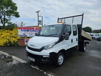 USED 2016 16 IVECO DAILY  35C13 LWB CREW CAB TIPPER PICKUP 72K  
