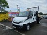 USED 2016 16 IVECO DAILY  35C13 LWB CREW CAB TIPPER PICKUP 72K  