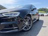 USED 2017 17 AUDI S3 2.0 TFSI Sportback 5dr Petrol S Tronic quattro Euro 6 (s/s) (310 ps) 310PS Sportback Quattro 5-Door in Metallic Black