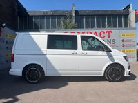 USED 2016 66 VOLKSWAGEN TRANSPORTER 2.0 BiTDI T32 BlueMotion Tech Highline Kombi Double Cab 5dr Diesel Manual FWD SWB Euro 6 (s/s) (204 ps) NO VAT, PARKING SENSORS, SAT NAV!!!