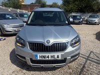 USED 2014 14 SKODA YETI 1.2 TSI SE Outdoor 5dr Petrol Manual Euro 5 (105 ps) 6 STAMPS. F.S.H. SAT NAV. 2 KEYS