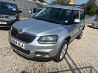 USED 2014 14 SKODA YETI 1.2 TSI SE Outdoor 5dr Petrol Manual Euro 5 (105 ps) 6 STAMPS. F.S.H. SAT NAV. 2 KEYS