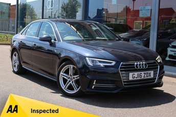 2016 AUDI A4 2.0 TDI S line Saloon 4dr Diesel S Tronic Euro 6 (s/s) (150 ps) &pound;12495.00