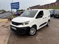 USED 2022 22 PEUGEOT PARTNER 1.5 BlueHDi 1000 Professional Premium Standard Panel Van SWB Euro 6 5dr S/history, 1 owner, CarPlay