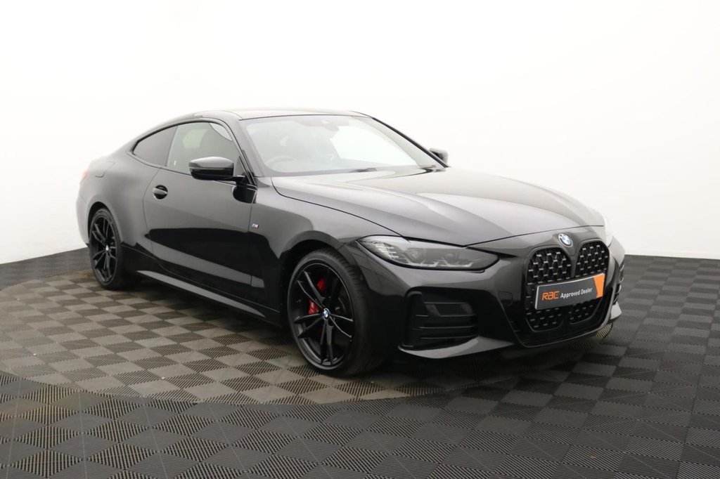 USED 2022 72 BMW 4 SERIES 3.0 M440i MHT Coupe 2dr Petrol Hybrid Auto xDrive Euro 6 (s/s) (374 ps) 4WD, Car Play, Full Leather
