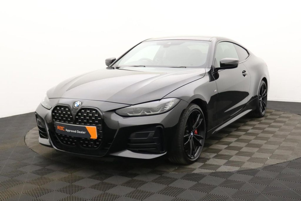 USED 2022 72 BMW 4 SERIES 3.0 M440i MHT Coupe 2dr Petrol Hybrid Auto xDrive Euro 6 (s/s) (374 ps) 4WD, Car Play, Full Leather