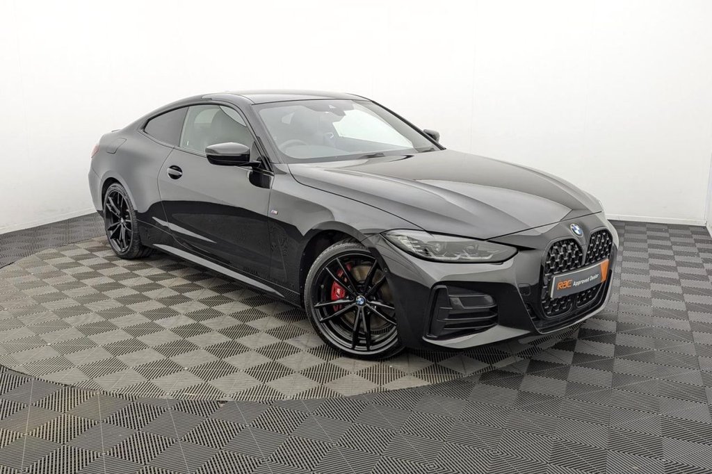 USED 2022 72 BMW 4 SERIES 3.0 M440i MHT Coupe 2dr Petrol Hybrid Auto xDrive Euro 6 (s/s) (374 ps) 4WD, Car Play, Full Leather