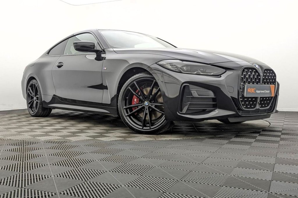 USED 2022 72 BMW 4 SERIES 3.0 M440i MHT Coupe 2dr Petrol Hybrid Auto xDrive Euro 6 (s/s) (374 ps) 4WD, Car Play, Full Leather