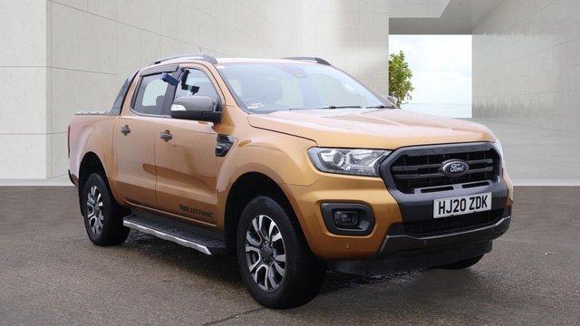 2020 20 FORD RANGER 2.0 EcoBlue Wildtrak Pickup Double Cab 4dr Diesel Auto 4WD Euro 6 (s/s) (213 ps)+NO VAT+2 KEYS+2 FORMER KEEPERS+FSH+LOAD COVER AND LINER+TOW BAR+AIRCON+SIDE STEPS+PARK CONTROL WITH CAMERA+ALLOYS+MEDIA+BLUETOOTH+NAV+APPS+DAB+CRUISE+HEATED FRONT SEATS 2 KEYS+2 FORMER KEEPERS+FSH+LOAD COVER AND LINER+TOW BAR+AIRCON+SIDE STEPS+PARK CONTROL WITH CAMERA+ALLOYS+MEDIA+BLUETOOTH+NAV+APPS+DAB+CRUISE+HEATED FRONT SEATS+HPI CLEAR