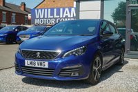 USED 2018 18 PEUGEOT 308 1.2 PureTech GT Line Hatchback 5dr Petrol Manual Euro 6 (s/s) (130 ps) 