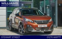 USED 2017 67 PEUGEOT 3008 1.2 PureTech Allure SUV 5dr Petrol EAT Euro 6 (s/s) (130 ps) 