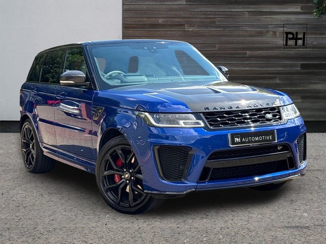 View our Land Rover Range Rover Sport 5.0 P575 V8 GPF SVR SUV 5dr Petrol Auto 4WD Euro 6 (s/s) (575 ps)
