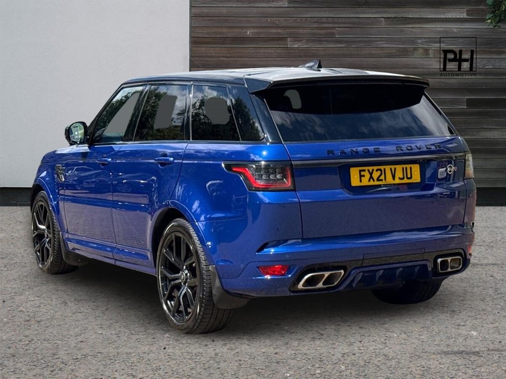 USED 2021 21 LAND ROVER RANGE ROVER SPORT 5.0 P575 V8 GPF SVR SUV 5dr Petrol Auto 4WD Euro 6 (s/s) (575 ps) FULL CARBON PACK|HEAD UP DISPLAY