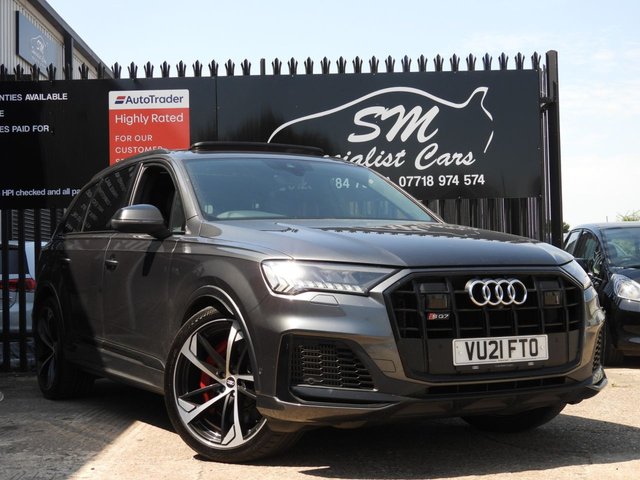 View our Audi Sq7 4.0 TFSI V8 Black Edition SUV 5dr Petrol Tiptronic quattro Euro 6 (s/s) (507 ps)