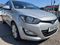 USED 2013 13 HYUNDAI I20 1.2 Active Hatchback 5dr Petrol Manual Euro 5 (85 bhp) LOW MILES + LOW TAX + LOW INSURANCE + FSH + BLUETOOTH