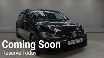 2015 VOLKSWAGEN GOLF 2.0 TDI BlueMotion Tech GTD Hatchback 5dr Diesel DSG Euro 6 (s/s) (184 ps) &pound;9995.00