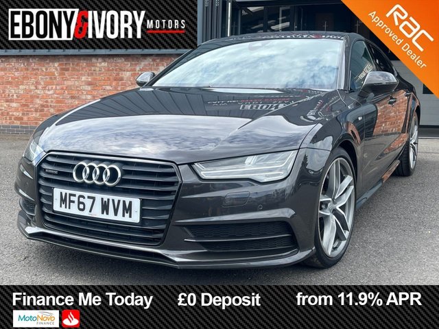 View our Audi A7 3.0 TDI V6 Black Edition Sportback 5dr Diesel S Tronic quattro Euro 6 (s/s) (272 ps)