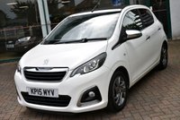 USED 2015 15 PEUGEOT 108 1.2 VTi PURETECH ALLURE TOP! 5 DOOR 81 BHP Camera / Roof / &pound;20 Road Tax
