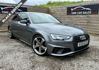 2019 AUDI A4 2.0 TDI 40 Black Edition Saloon 4dr Diesel S Tronic Euro 6 (s/s) (190 ps) &pound;18995.00