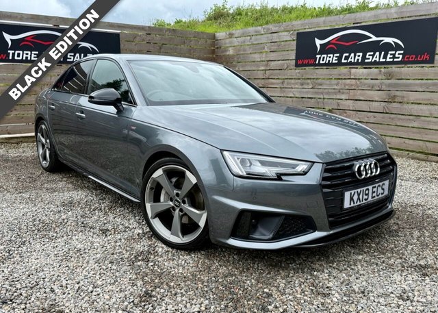 View our Audi A4 2.0 TDI 40 Black Edition Saloon 4dr Diesel S Tronic Euro 6 (s/s) (190 ps)