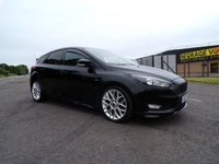USED 2016 66 FORD FOCUS 1.0T ST-LINE 2016,Sat Nav,Bluetooth,DAB,60MPG,�&pound;20 Road Tax,F.S.H Sat Nav,Air Con,Bluetooth,DAB,F.S.H,&pound;20 Road Tax