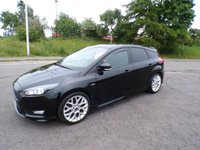 USED 2016 66 FORD FOCUS 1.0T ST-LINE 2016,Sat Nav,Bluetooth,DAB,60MPG,�&pound;20 Road Tax,F.S.H Sat Nav,Air Con,Bluetooth,DAB,F.S.H,&pound;20 Road Tax