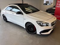 USED 2018 68 MERCEDES-BENZ CLA 2.0 CLA45 AMG Coupe 4dr Petrol 7G-DCT 4MATIC Euro 6 (s/s) (360 ps) HARMON KARDON! MEMORY PACK!