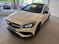 USED 2018 68 MERCEDES-BENZ CLA 2.0 CLA45 AMG Coupe 4dr Petrol 7G-DCT 4MATIC Euro 6 (s/s) (360 ps) HARMON KARDON! MEMORY PACK!