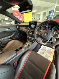 USED 2018 68 MERCEDES-BENZ CLA 2.0 CLA45 AMG Coupe 4dr Petrol 7G-DCT 4MATIC Euro 6 (s/s) (360 ps) HARMON KARDON! MEMORY PACK!