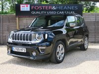 USED 2020 69 JEEP RENEGADE 1.3 GSE T4 Limited SUV 5dr Petrol DDCT Euro 6 (s/s) (150 ps) HEATED STEERING WHEEL & SEATS, FSH