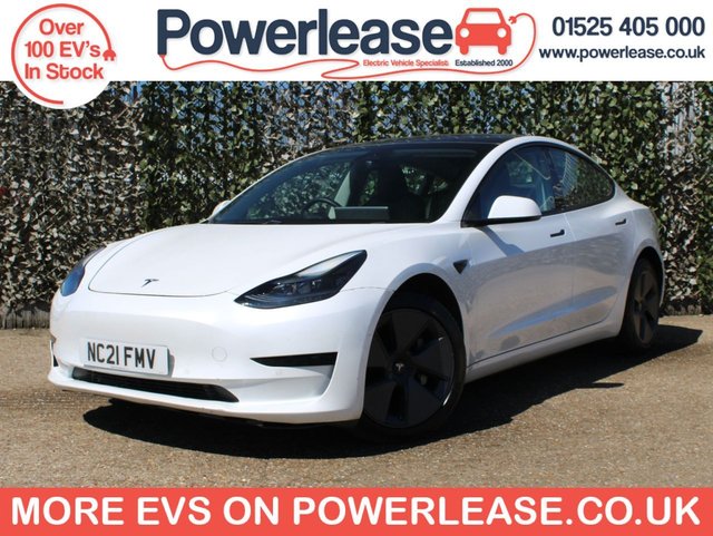 2021 TESLA Model 3 Standard Range Plus Saloon 4dr Electric Auto RWD (241 bhp) &pound;16444.00