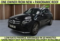 USED 2016 16 MERCEDES-BENZ GLC 2.1 GLC250d AMG Line (Premium Plus) SUV 5dr Diesel G-Tronic 4MATIC Euro 6 (s/s) (204 ps) +++1 OWNER FROM NEW+ PANORAMIC GLASS ROOF+++