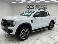USED 2023 73 FORD RANGER 2.0 TD EcoBlue Wildtrak Pickup Double Cab 4dr Diesel Auto 4WD Euro 6 (s/s) (205 ps) Finished In Frozen White, This Rangers Comes With The Technology Pack, Full Service History, Roller Shutter, Reverse And 360 Degree Surround Camera, 12" Vertical Infotainment Screen, Micro Rib Embossed Leather, Heated Steering Wheel, Heated Electric Seats, Towbar, 20" Alloy Wheels, 12 Months MOT, 3 Months Warranty. Finance And Extended Warranty Available.