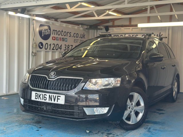 View our Skoda Octavia 1.6 TDI SE L Estate 5dr Diesel Manual 4WD Euro 6 (s/s) (110 ps)+2 KEYS+FSH+HALF LEATHER SEATS+2 FORMER KEEPERS+BLUETOOTH+MEDIA+PRIVACY GLASS+ALLOYS+AIRCON+CRUISE+USB+AUX+TOW BAR+ROOF RACK+HPI CLEAR+VOSA MOT HISTORY PRINTOUT, PART EXCHANGE WELCOME, FULL DEALER FACILITIES, CLEAN CAR+NICE DRIVE