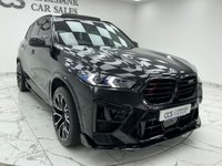 USED 2022 72 BMW X5 M 4.4i V8 Competition SUV 5dr Petrol Auto xDrive Euro 6 (s/s) (625 ps) Finished In Black Sapphire, This X5M Comes With The Comfort Plus Package Which Includes Four Zone Climate Control, Heated Rear Seats, Massage Seats & Soft Close Doors. The X5M Also Contains The Technology Plus Package That Comprises The Heads Up Display, Driving Assistant Pro & Parking Assistant Plus. Bowers And Wilkins Diamond Surround Sound System, Sky Lounge Glass Panoramic Roof, BMW Visibility Package, Heated And Cooled Memory Seats, 2 Keys, Service History, 12 Months MOT, 3 Months Warranty.
