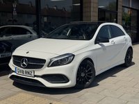USED 2018 18 MERCEDES-BENZ A CLASS 1.6 A200 AMG Line (Premium Plus) Hatchback 5dr Petrol 7G-DCT Euro 6 (s/s) (156 ps) Panoramic | Electric Seats | Camera