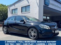 USED 2016 66 MERCEDES-BENZ A CLASS 1.5 A180d AMG Line Hatchback 5dr Diesel Manual Euro 6 (s/s) (109 ps) 2 OWNERS -- FULL MERC HISTORY -- &pound;20 TAX -- SAT NAV