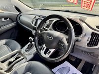 USED 2015 15 KIA SPORTAGE 2.0 CRDi KX-3 SUV 5dr Diesel Auto AWD Euro 5 (134 bhp) ** DIESEL.........AUTOMATIC......... 4 WHEEL DRIVE........LOW MILEAGE ONLY COVERED 88,089 MILES...........SERVICE HISTORY 6 STAMPS.........2 KEYS........ 3 EDITION.............NICE SPEC...........FULL BLACK LEATHER.......... HEATED SEATS.............FULL GLASS ROOF...........AIRCON.............BLUETOOTH.............CRUISE...........REVERSING CAMERA............DIAMOND CUT ALLOYS........LOW MILEAGE AUTOMATIC BE QUICK !! ** 
