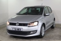 USED 2011 61 VOLKSWAGEN POLO 1.2 Match Hatchback 5dr Petrol Manual Euro 5 (60 ps) Bluetooth