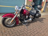 USED 2005 05 HARLEY-DAVIDSON FLSTNI SOFTAIL DELUXE 1450cc Vance and Hines Exhaust