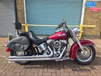 USED 2005 05 HARLEY-DAVIDSON FLSTNI SOFTAIL DELUXE 1450cc Vance and Hines Exhaust