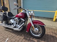 USED 2005 05 HARLEY-DAVIDSON FLSTNI SOFTAIL DELUXE 1450cc Vance and Hines Exhaust