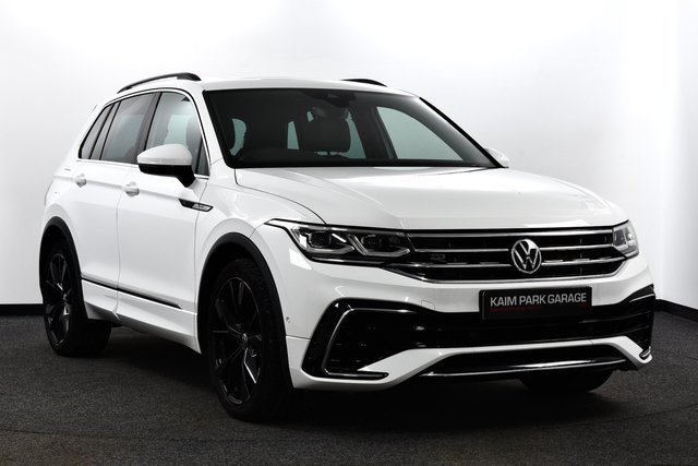 USED 2021 21 VOLKSWAGEN TIGUAN 2.0 TDI R-Line SUV 5dr Diesel DSG 4Motion Euro 6 (s/s) (200 ps) &pound;5k Extras | PanRoof | Leather